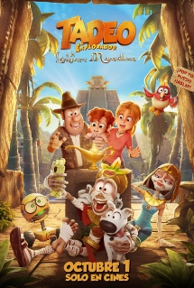Póster de Cine para Tadeo el explorador y la lámpara maravillosa